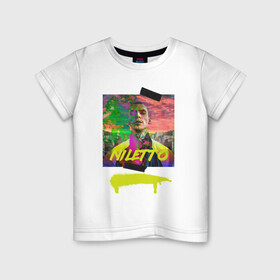 Детская футболка хлопок с принтом Niletto в Белгороде, 100% хлопок | круглый вырез горловины, полуприлегающий силуэт, длина до линии бедер | niletto | краш | любимка niletto | нилето