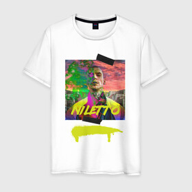 Мужская футболка хлопок с принтом Niletto в Белгороде, 100% хлопок | прямой крой, круглый вырез горловины, длина до линии бедер, слегка спущенное плечо. | niletto | краш | любимка niletto | нилето