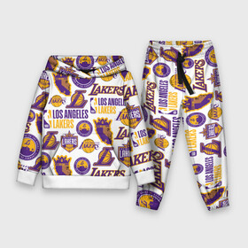 Детский костюм 3D (с толстовкой) с принтом LAKERS LOGO в Белгороде,  |  | 24 lakers | kobe bryant | lakers | los angeles lakers | баскетбол. | коби брайант | лос анджелес лейкерс | лосанджелес лейкерс