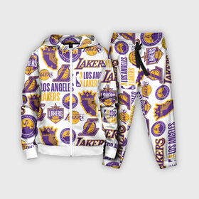 Детский костюм 3D с принтом LAKERS LOGO в Белгороде,  |  | 24 lakers | kobe bryant | lakers | los angeles lakers | баскетбол. | коби брайант | лос анджелес лейкерс | лосанджелес лейкерс