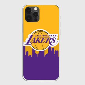 Чехол для iPhone 12 Pro с принтом LOS ANGELES LAKERS в Белгороде, силикон | область печати: задняя сторона чехла, без боковых панелей | 24 lakers | kobe bryant | lakers | los angeles lakers | баскетбол. | коби брайант | лос анджелес лейкерс | лосанджелес лейкерс