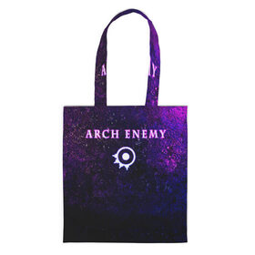 Сумка 3D повседневная с принтом Arch Enemy. Neon logo в Белгороде, 100% полиэстер | Плотность: 200 г/м2; Размер: 34×35 см; Высота лямок: 30 см | Тематика изображения на принте: archenemy | band | bodom | deathmetal | electroguitars | guitars | hard rock | legends | metal | metalhead | progressive | rock | rock legends | rockon | shred | trash | гитары | метал | металхед | рок | рок легенды | рокконцерт | тяжеляк | хардрок