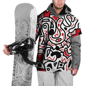 Накидка на куртку 3D с принтом Африканский хаос в Белгороде, 100% полиэстер |  | Тематика изображения на принте: minimal | абстракция | креатив | минимализм | текстуры