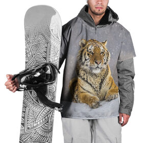 Накидка на куртку 3D с принтом ТИГР ЗИМОЙ в Белгороде, 100% полиэстер |  | Тематика изображения на принте: tiger | амурский | бенгальский | дикий | зима | зимой | кошка | крупная | полосатый | тигр | тигренок | тигрица