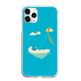 Чехол для iPhone 11 Pro Max матовый с принтом ОБИТАТЕЛИ АНТАРКТИКИ в Белгороде, Силикон |  | белый медведь | воздушный змей | детский рисунок | мультяшный персонаж | небо голубое | облака | пингвин | рисунок