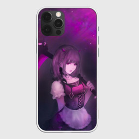 Чехол для iPhone 12 Pro Max с принтом Anime girl demon в Белгороде, Силикон |  | anime | demon | girl | аниме | девушка | демон | коса | рога