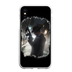 Чехол для iPhone XS Max матовый с принтом MAFIA в Белгороде, Силикон | Область печати: задняя сторона чехла, без боковых панелей | гангстер | игра мафия | мафия | мафия 2 | ретро гангстер | человек в строгом костюме | человек с оружием