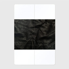 Магнитный плакат 2Х3 с принтом Черная кожа в Белгороде, Полимерный материал с магнитным слоем | 6 деталей размером 9*9 см | кожа | кожанка | косуха | рельеф | складки | текстура | черный