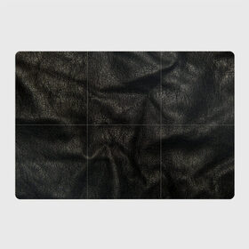 Магнитный плакат 3Х2 с принтом Черная кожа в Белгороде, Полимерный материал с магнитным слоем | 6 деталей размером 9*9 см | кожа | кожанка | косуха | рельеф | складки | текстура | черный
