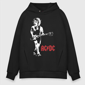 Мужское худи Oversize хлопок с принтом AC DC в Белгороде, френч-терри — 70% хлопок, 30% полиэстер. Мягкий теплый начес внутри —100% хлопок | боковые карманы, эластичные манжеты и нижняя кромка, капюшон на магнитной кнопке | ac dc | australian | hard rock | music | rock | rock band | rocknroll | sydney | австралийская | музыка | рок | рок группа | рок н ролл | сидней | хард рок