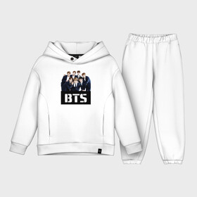 Детский костюм хлопок Oversize с принтом BTS в Белгороде,  |  | boyband | boys | bts | group | k pop | music | seoul | south korean | бойбенд | группа | мальчиковая | музыка | сеул | южнокорейский