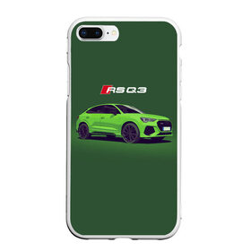 Чехол для iPhone 7Plus/8 Plus матовый с принтом AUDI RS Q3 (Z) в Белгороде, Силикон | Область печати: задняя сторона чехла, без боковых панелей | Тематика изображения на принте: audi | auto | perfomance | q3 | rs | rs q3 | rsq3 | sport | авто | автомобиль | автомобильные | ауди | бренд | ку 3 | ку3 | марка | машины | перфоманс | рс | спорт