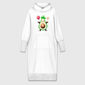 Платье удлиненное хлопок с принтом Полезное счастье в Белгороде,  |  | avocado | lollipop | авокадо | леденец | сute | шарик