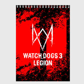 Скетчбук с принтом Watch Dogs Legion в Белгороде, 100% бумага
 | 48 листов, плотность листов — 100 г/м2, плотность картонной обложки — 250 г/м2. Листы скреплены сверху удобной пружинной спиралью | Тематика изображения на принте: esport | games | watch dogs: legion | боевик | вотч догс легион | игроки | игролюбители | игроманы | игры | киберспорт | сторожевые псы | эйден пирс