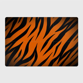 Магнитный плакат 3Х2 с принтом Текстура тигра в Белгороде, Полимерный материал с магнитным слоем | 6 деталей размером 9*9 см | Тематика изображения на принте: кожа тигра | расцветка тигра | текстура | тигр