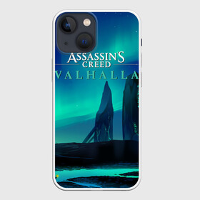 Чехол для iPhone 13 mini с принтом ASSASSINS CREED VALHALLA в Белгороде,  |  | eivor | valhalla | vikings | ассасин крид вальгала | ассасин крид вальхалла | ассассин крид | вальгалла | вальхалла | викинг | викинги | северное сияние | эйвор