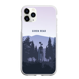 Чехол для iPhone 11 Pro матовый с принтом Siren Head в Белгороде, Силикон |  | siren head | игра | лес | монстр | персонаж | сирена | сиреноголовый | чудовище