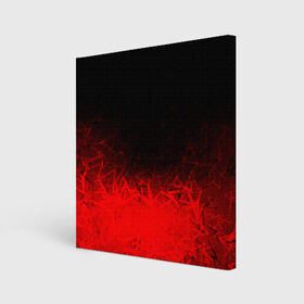 Холст квадратный с принтом КРАСНО-ЧЕРНЫЙ ГРАДИЕНТ в Белгороде, 100% ПВХ |  | black | blood | fire | red | stars | градиент | звезды | красный | кровь | огонь | текстуры | узор | черный