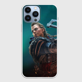 Чехол для iPhone 13 Pro Max с принтом ASSASSINS CREED VALHALLA в Белгороде,  |  | eivor | valhalla | vikings | ассасин крид вальгала | ассасин крид вальхалла | ассассин крид | вальгалла | вальхалла | викинг | викинги | северное сияние | эйвор