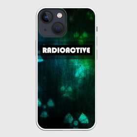 Чехол для iPhone 13 mini с принтом RADIOACTIVE в Белгороде,  |  | значок радиации | металл текстура | метро | радиация | сталкер