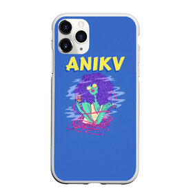 Чехол для iPhone 11 Pro Max матовый с принтом ANIKV в Белгороде, Силикон |  | anika | anikv | аника | анна пурцен | было или нет | песни