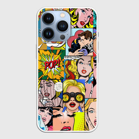 Чехол для iPhone 13 Pro с принтом Pop Art в Белгороде,  |  | Тематика изображения на принте: pop art | wow | девушки | искусство | поп арт | стиль