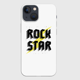 Чехол для iPhone 13 mini с принтом Rock star в Белгороде,  |  | rock star | музыка | надписи | рок звезда