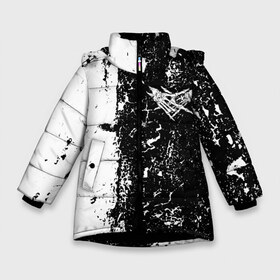 Зимняя куртка для девочек 3D с принтом Velial Squad в Белгороде, ткань верха — 100% полиэстер; подклад — 100% полиэстер, утеплитель — 100% полиэстер. | длина ниже бедра, удлиненная спинка, воротник стойка и отстегивающийся капюшон. Есть боковые карманы с листочкой на кнопках, утяжки по низу изделия и внутренний карман на молнии. 

Предусмотрены светоотражающий принт на спинке, радужный светоотражающий элемент на пуллере молнии и на резинке для утяжки. | music | rap | russian rap | velial squad | балаклава | белый | велиал сквад | известные личности | музыка | музыканты | певцы | российский музыкальный коллектив | русский рэп | рэп | хип хоп | хорроркор группа | чёрный