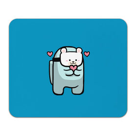 Коврик для мышки прямоугольный с принтом Nyan Cat (Among Us) в Белгороде, натуральный каучук | размер 230 х 185 мм; запечатка лицевой стороны | among | among us | cat | cats | crewmate | game | impistor | nyan | space | us | vote | выживший | игра | космос | кот | котейка | котэ | кошка | кэт | невиновный | нян | предатель | самозванец | сердечки | сердечко | сердца | сердце