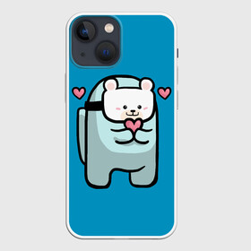 Чехол для iPhone 13 mini с принтом Nyan Cat (Among Us) в Белгороде,  |  | Тематика изображения на принте: among | among us | cat | cats | crewmate | game | impistor | nyan | space | us | vote | выживший | игра | космос | кот | котейка | котэ | кошка | кэт | невиновный | нян | предатель | самозванец | сердечки | сердечко | сердца | сердце