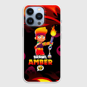 Чехол для iPhone 13 Pro с принтом BRAWL STARS AMBER. в Белгороде,  |  | 8 bit | amber | brawl stars | colette | crow | gale | leon | max | mecha | mecha crow | mr.p | sally leon | shark | tara | virus 8 bit | werewolf leon | акула | амбер | берли | бравл старс | ворон | коллет | макс | оборотень