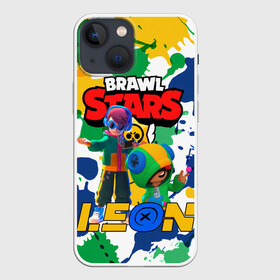 Чехол для iPhone 13 mini с принтом BRAWL STARS LEON. в Белгороде,  |  | 8 bit | brawl stars | colette | crow | gale | leon | max | mecha | mecha crow | mr.p | sally leon | shark | tara | virus 8 bit | werewolf leon | акула | берли | бравл старс | ворон | коллет | макс | оборотень