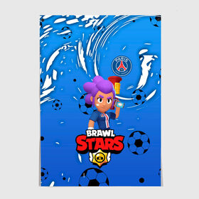 Постер с принтом BRAWL STARS SHELLY \ PSG. в Белгороде, 100% бумага
 | бумага, плотность 150 мг. Матовая, но за счет высокого коэффициента гладкости имеет небольшой блеск и дает на свету блики, но в отличии от глянцевой бумаги не покрыта лаком | 8 bit | amber | brawl stars | crow | gale | leon | max | mecha | mecha crow | mr.p | psg | sally leon | shark | shelly | tara | virus 8 bit | werewolf leon | акула | амбер | берли | бравл старс | ворон | макс | оборотень | псж | шелли