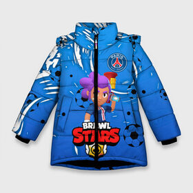 Зимняя куртка для девочек 3D с принтом BRAWL STARS SHELLY PSG в Белгороде, ткань верха — 100% полиэстер; подклад — 100% полиэстер, утеплитель — 100% полиэстер. | длина ниже бедра, удлиненная спинка, воротник стойка и отстегивающийся капюшон. Есть боковые карманы с листочкой на кнопках, утяжки по низу изделия и внутренний карман на молнии. 

Предусмотрены светоотражающий принт на спинке, радужный светоотражающий элемент на пуллере молнии и на резинке для утяжки. | Тематика изображения на принте: 8 bit | amber | brawl stars | crow | gale | leon | max | mecha | mecha crow | mr.p | psg | sally leon | shark | shelly | tara | virus 8 bit | werewolf leon | акула | амбер | берли | бравл старс | ворон | макс | оборотень | псж | шелли
