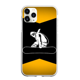 Чехол для iPhone 11 Pro матовый с принтом Сноубордист в Белгороде, Силикон |  | snowboard | snowboarding | горные лыжи | прыжок | сноуборд | сноубординг | сноубордист | экстрим