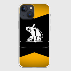 Чехол для iPhone 13 mini с принтом Сноубордист в Белгороде,  |  | snowboard | snowboarding | горные лыжи | прыжок | сноуборд | сноубординг | сноубордист | экстрим