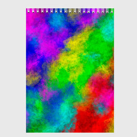 Скетчбук с принтом Multicolored в Белгороде, 100% бумага
 | 48 листов, плотность листов — 100 г/м2, плотность картонной обложки — 250 г/м2. Листы скреплены сверху удобной пружинной спиралью | Тематика изображения на принте: abstract | colorful | holi | neon | pattern | rainbow | texture | абстракция | граффити | дым | искусство | кислота | кислотный | краска | красочный | микс | неоновый | облака | радуга | радужный | текстура | туман | узор | холи