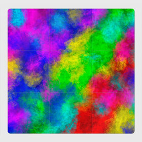 Магнитный плакат 3Х3 с принтом Multicolored в Белгороде, Полимерный материал с магнитным слоем | 9 деталей размером 9*9 см | Тематика изображения на принте: abstract | colorful | holi | neon | pattern | rainbow | texture | абстракция | граффити | дым | искусство | кислота | кислотный | краска | красочный | микс | неоновый | облака | радуга | радужный | текстура | туман | узор | холи