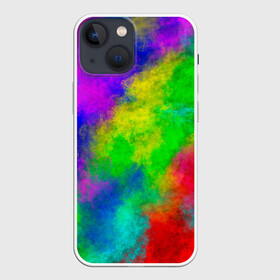 Чехол для iPhone 13 mini с принтом Multicolored в Белгороде,  |  | Тематика изображения на принте: abstract | colorful | holi | neon | pattern | rainbow | texture | абстракция | граффити | дым | искусство | кислота | кислотный | краска | красочный | микс | неоновый | облака | радуга | радужный | текстура | туман | узор | холи