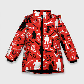 Зимняя куртка для девочек 3D с принтом ROBLOX в Белгороде, ткань верха — 100% полиэстер; подклад — 100% полиэстер, утеплитель — 100% полиэстер. | длина ниже бедра, удлиненная спинка, воротник стойка и отстегивающийся капюшон. Есть боковые карманы с листочкой на кнопках, утяжки по низу изделия и внутренний карман на молнии. 

Предусмотрены светоотражающий принт на спинке, радужный светоотражающий элемент на пуллере молнии и на резинке для утяжки. | piggy | roblox | roblox games | roblox piggy | игра роблокс | пигги. | роблокс | роблокс пигги | робукс