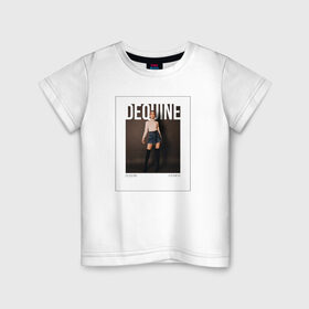 Детская футболка хлопок с принтом Dequine в Белгороде, 100% хлопок | круглый вырез горловины, полуприлегающий силуэт, длина до линии бедер | dequine | vishnya | вишня | данеля садыкова | деквин | декуин | дэквин