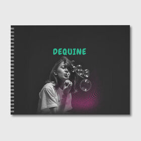 Альбом для рисования с принтом Dequine в Белгороде, 100% бумага
 | матовая бумага, плотность 200 мг. | dequine | vishnya | вишня | данеля садыкова | деквин | декуин | дэквин