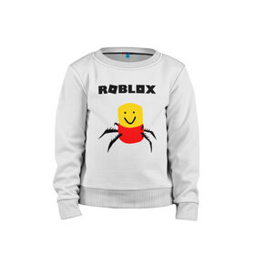 Детский свитшот хлопок с принтом ROBLOX в Белгороде, 100% хлопок | круглый вырез горловины, эластичные манжеты, пояс и воротник | piggy | roblox | roblox games | roblox piggy | игра роблокс | пигги. | роблокс | роблокс пигги | робукс