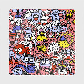 Магнит виниловый Квадрат с принтом Tosh в Белгороде, полимерный материал с магнитным слоем | размер 9*9 см, закругленные углы | color | hipster | pattern | pop art | tosh | ерунда | поп арт | узор | хипстер | цвет
