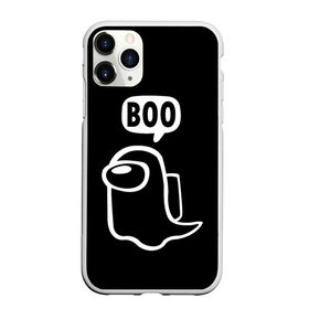 Чехол для iPhone 11 Pro матовый с принтом BOO (Among Us) в Белгороде, Силикон |  | among | among us | boo | crewmate | game | ghost | impistor | space | us | vote | бу | буу | выживший | игра | космос | невиновный | предатель | приведение | призрак | самозванец