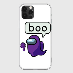 Чехол для iPhone 12 Pro Max с принтом BOO (Among Us) в Белгороде, Силикон |  | among | among us | boo | crewmate | game | ghost | impistor | space | us | vote | бу | буу | выживший | игра | космос | невиновный | предатель | приведение | призрак | самозванец