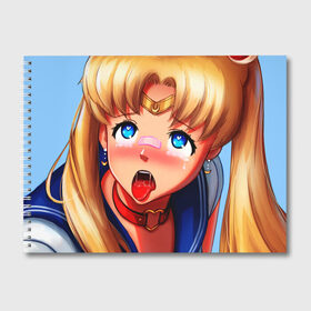 Альбом для рисования с принтом SAILOR MOON AHEGAO в Белгороде, 100% бумага
 | матовая бумага, плотность 200 мг. | ahegao | anime | sailor moon | sailor moon ahegao | аниме | ахегао | сейлор мун | сейлор мун ахегао | сэйлор мун