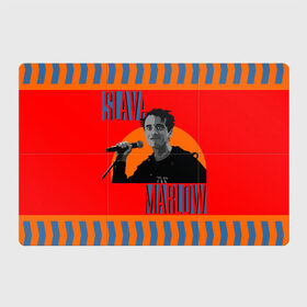 Магнитный плакат 3Х2 с принтом SLAVA MARLOW в Белгороде, Полимерный материал с магнитным слоем | 6 деталей размером 9*9 см | slava marlow | артемготлиб | моргенштерн | рэп