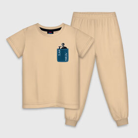 Детская пижама хлопок с принтом SLAVA MARLOW в Белгороде, 100% хлопок |  брюки и футболка прямого кроя, без карманов, на брюках мягкая резинка на поясе и по низу штанин
 | Тематика изображения на принте: slava marlow | артемготлиб | моргенштерн | рэп