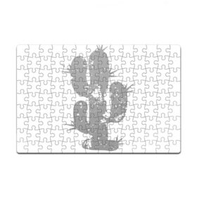 Пазл магнитный 126 элементов с принтом Просто Кактус в Белгороде, полимерный материал с магнитным слоем | 126 деталей, размер изделия —  180*270 мм | Тематика изображения на принте: cactus | кактус | колючка | растение | шипы